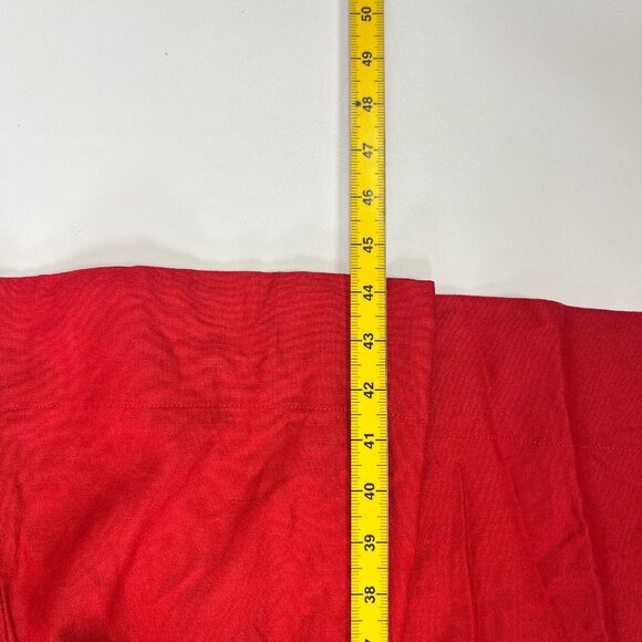 NWOT Farm Rio Stretch Linen Blend Cami Maxi Dress Size XS Classic RED - Picture 15 of 16